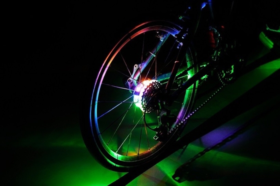 3 R44 Baterai Lampu Roda Sepeda yang Dapat Diprogram 9.5x1.8cm