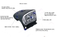 Kecerahan Ultra 6cm Lampu Sepeda Bertenaga Baterai IPX4